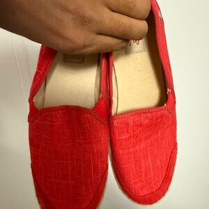 UGG Red Canvas Shoes